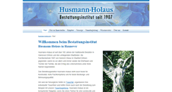 Desktop Screenshot of husmann-holaus.de